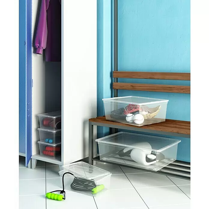 KIS Aufbewahrungsbox C-Box M+ - 34 x 40 x 17 cm, 18 l, Transparent - Stimmungsaufnahme
