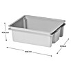 Keter Aufbewahrungsbox Crownest (L x B x H: 43 x 36 x 14,5 cm, Kunststoff, Grau) | BAUHAUS