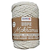 Glorex Wolle Makramee-Rope (Creme, Durchmesser: 3 mm, 250 g, gedreht) | BAUHAUS