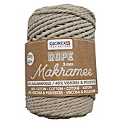 Glorex Wolle Makramee-Rope (Taupe, Durchmesser: 3 mm, 250 g, gedreht) | BAUHAUS