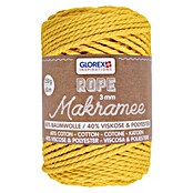 Glorex Wolle Makramee-Rope (Gelb, Durchmesser: 3 mm, 250 g, gedreht) | BAUHAUS