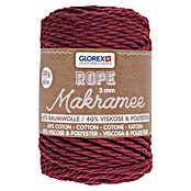 Glorex Wolle Makramee-Rope (Bordeaux, Durchmesser: 3 mm, 250 g, gedreht) | BAUHAUS