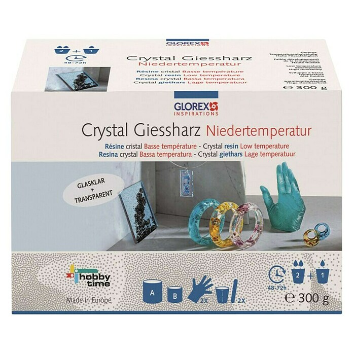 Glorex Gießharz Crystal Niedertemperatur (300 g) | BAUHAUS