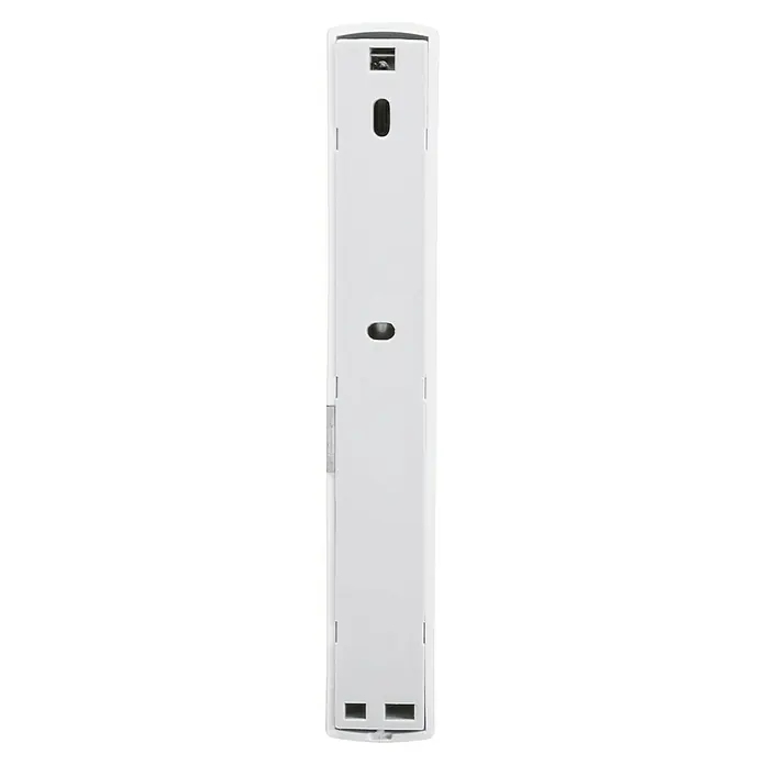 Homematic IP Fenster- & Türsensor HMIP-SWDO-2 - Weiß/Braun, Batteriebetrieben, 102 x 15 x 20 mm - Aufnahme des automatischen Lufterfrischers mit Öffnungen und Schlitzen zur Montage an der Wand.