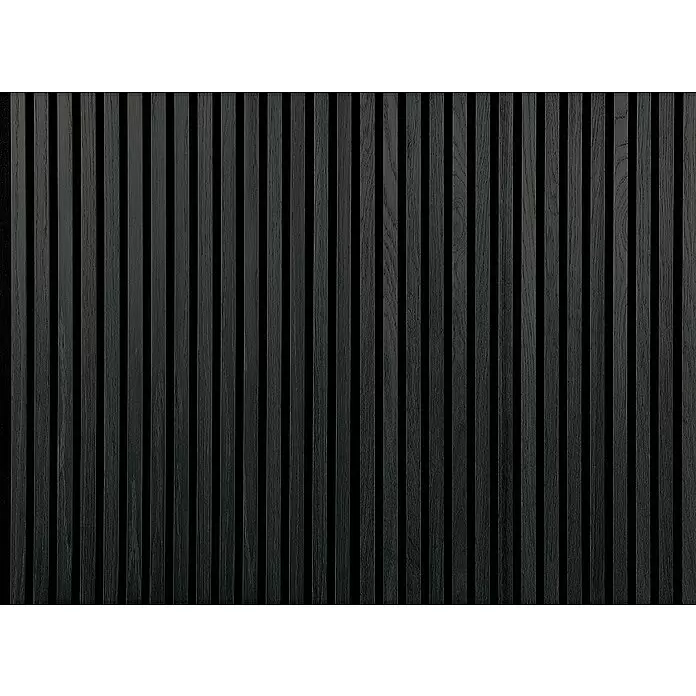FibroTech Akustikpaneel Premium - Black Oak, 2.440 x 605 x 22 mm - Detailaufnahme