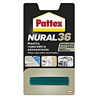 Pattex Masilla para reparaciones Nural 36 (Blanco, 48 g)