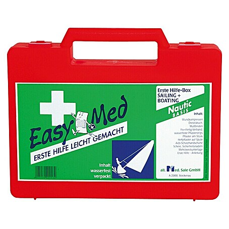 EasyMed Verbandkasten Bordapotheke Nautic Basis (Geeignet für: 2 Personen)