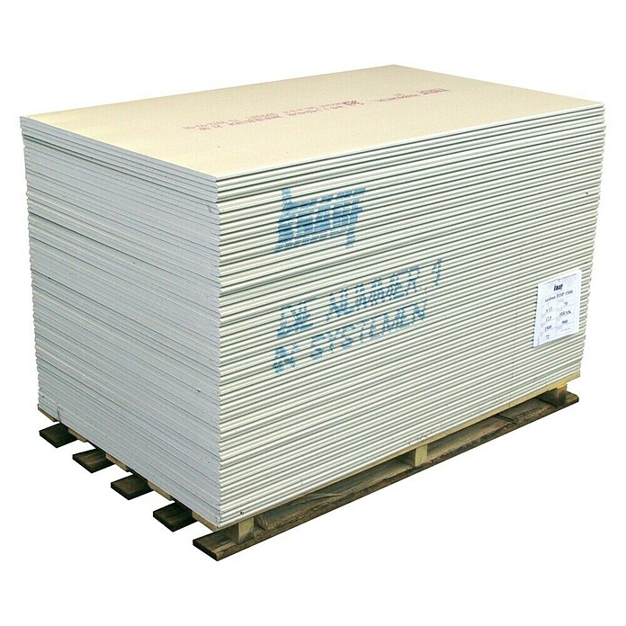 Knauf Gradbena plošča  (Do x Š x De: 130 cm x 90 cm x 12,5 mm) | 5573 - Gipskartonplatten | FADD - Trockenausbau | FAD - Baustoffe | FA - Baustoffe | F - Baustoffe | BAUHAUS