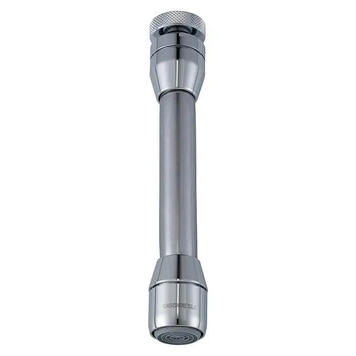 Neoperl Flexo - M22/M24X1, Latón, Cromo - Accesorio de grifo cromado flexible para fregaderos. Este accesorio de cocina facilita el aclarado con un chorro de agua ajustable.