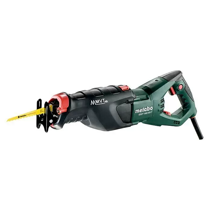 Metabo Säbelsäge SSEP 1400 MVT - 1.400 W, Hublänge: 32 mm - Diagonale Ansicht