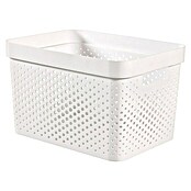 Curver Aufbewahrungsbox Infinity (L x B x H: 35,6 x 26,6 x 21,8 cm, Kunststoff, Weiß) | BAUHAUS