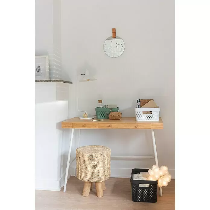 Curver Aufbewahrungsbox Infinity - L x B x H: 35,6 x 26,6 x 21,8 cm, Kunststoff, Grau - Stimmungsaufnahme