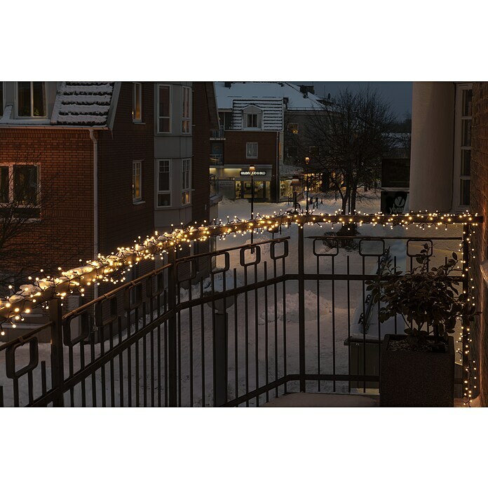 Konstsmide LED-Lichterkette Micro Compact (Außen, Lichtfarbe: Warmweiß, Anzahl Leuchtmittel: 400 Stk., Netzbetrieben) | BAUHAUS