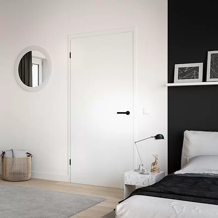 Diamond Doors Zimmertürgarnitur Moderna Smart2lock - Stärke Tür: 38 mm - 45 mm, Edelstahl, L-Form, Graphitschwarz, DIN Anschlag: Links, Passend für: Türen ohne Schlüssellochbohrung, Türen mit Schlüssellochbohrung benötigen zusätzlich eine Blindrosette - Stimmungsaufnahme