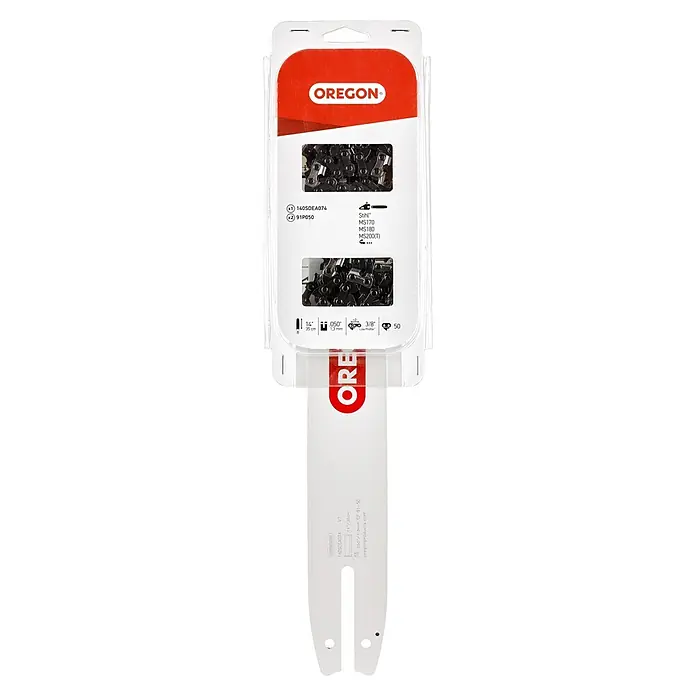 Oregon Ersatz-Schwert - Schnittlänge: 35 cm - Oregon 140SDEA074 Sägekette und Führungsschiene, passend für Stihl MS170, MS180 und MS200(T) Kettensägen. Perfekt für präzise Schnitte.