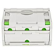 Festool Kleinteilemagazin Sortainer SYS 3-Sort/4 (Anzahl Schubladen: 4 Stk., 29,5 x 39,5 x 21 cm) | BAUHAUS