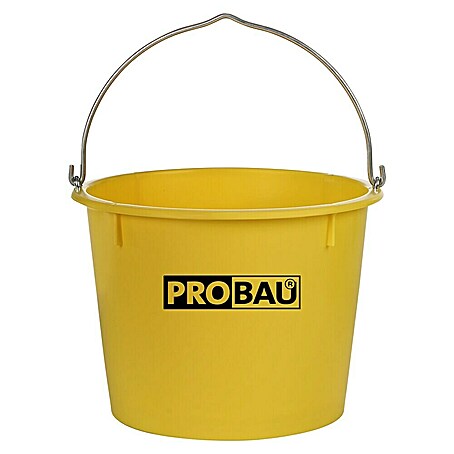 Probau Baueimer (Fassungsvermögen: 20 l, Gelb)