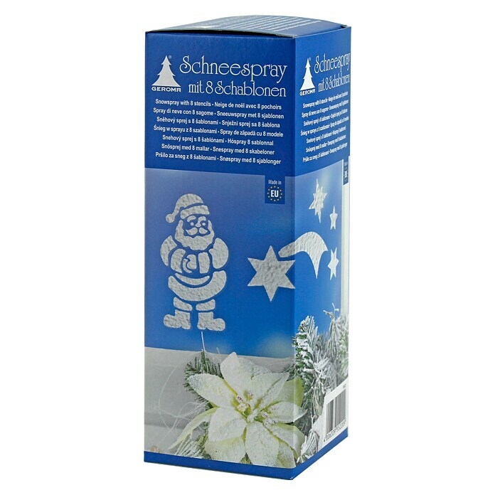 Spezialspray Schneespray mit 8 Schablonen (150 ml, Weiß) | BAUHAUS