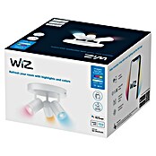 Philips Wiz Regleta LED redonda (15 W, RGBW, Número de bombillas: 3 ud., L x An x Al: 21 x 21 x 12,3 cm, Blanco) | BAUHAUS