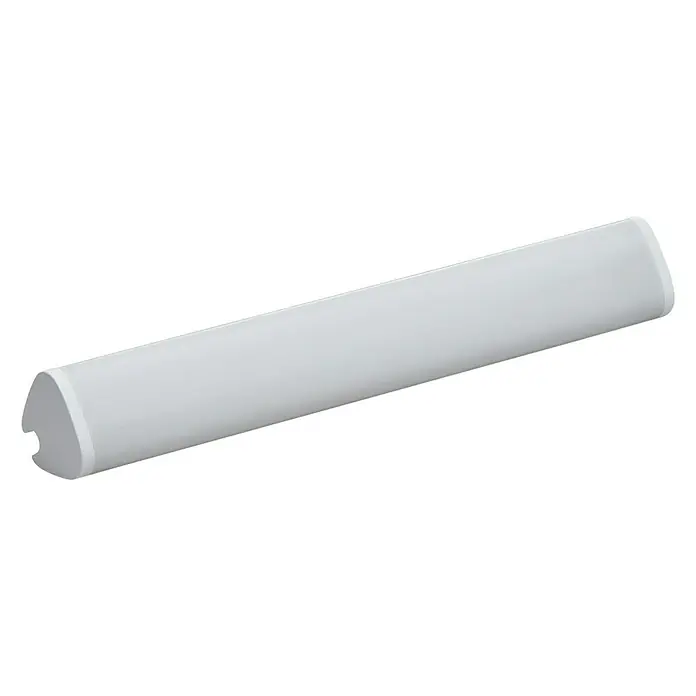 Philips Wiz Barra LED Smart - 6 W, Largo: 4,5 cm, RGBW - Primer plano de una luminaria LED blanca y elegante con extremos redondeados, perfecta para diseños de iluminación modernos.