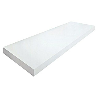 Encimera para lavabo Solid Surface (140,5 x 46 x 1,3 cm, Blanco)