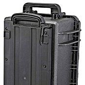 Wasserdichter Koffer MAX520TR (L x B x H: 585 x 361 x 238 mm, Mit Würfelschaumstoffeinlage, Ausziehbarer Trolley, Schwarz, Kunststoff) | BAUHAUS