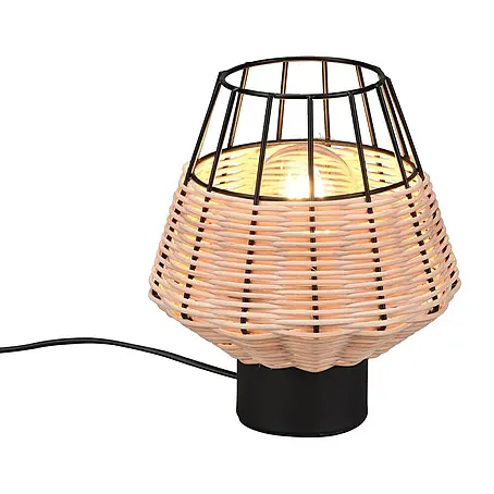 Trio Lighting  Lámpara de sobremesa redonda Borka
