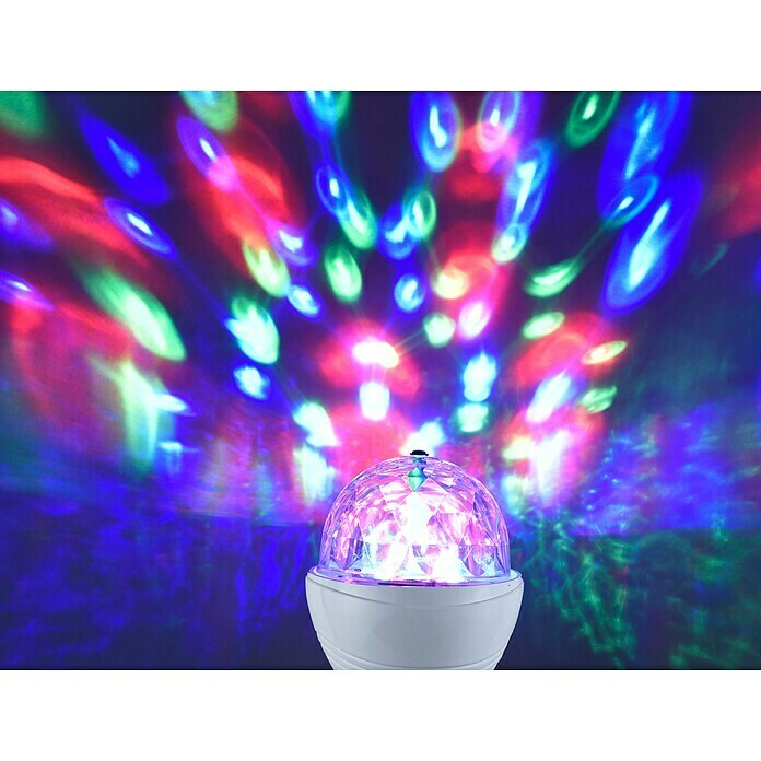 LED svjetiljka Disko kugla (3 W, E14, RGB-LED)