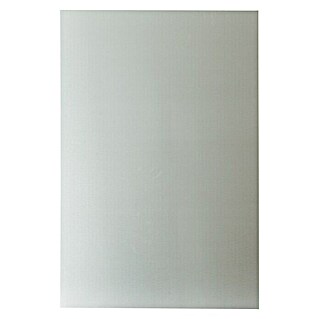 Panel de aluminio y composite Aluminio Cepillado (120 cm x 80 cm x 3 mm, Aluminio, Plateado)