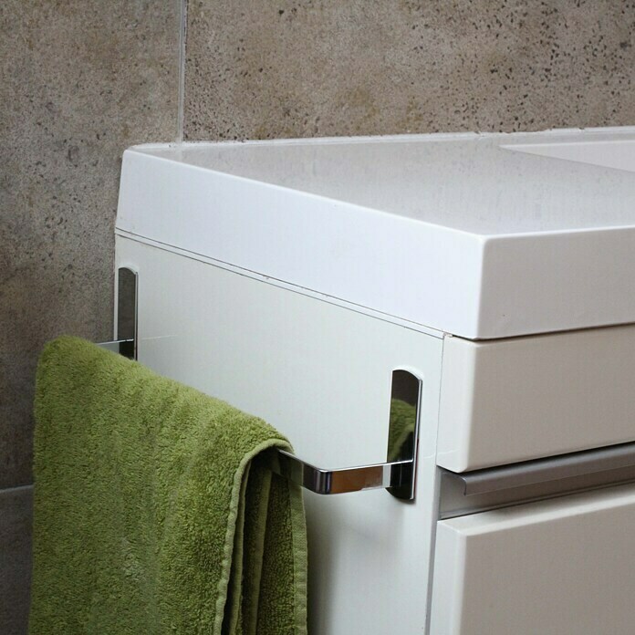 Set de 3 toalleros colgador de paños a presión adhesivos cocina