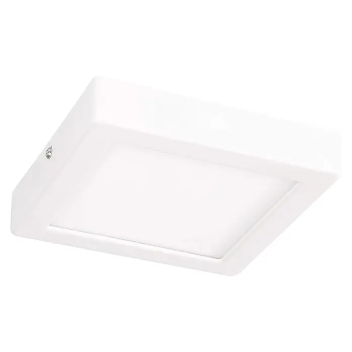 Eglo LED-Deckenleuchte Idun - 9,5 W, L x B x H: 3 x 17 x 17 cm, Weiß, Neutralweiß - Deckenleuchte in Weiß mit quadratischer Form und integrierter LED-Beleuchtung für eine energieeffiziente Ausleuchtung im Innenbereich.