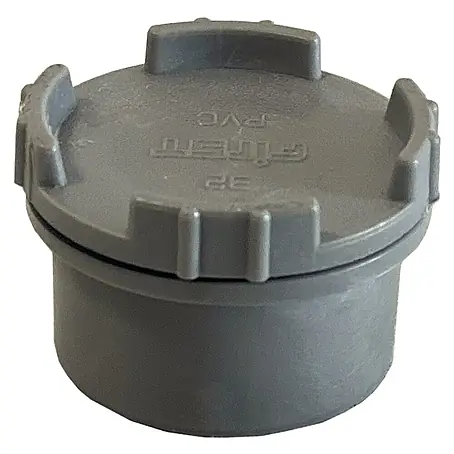 Tecnoagua  Tapón PVC final con registro