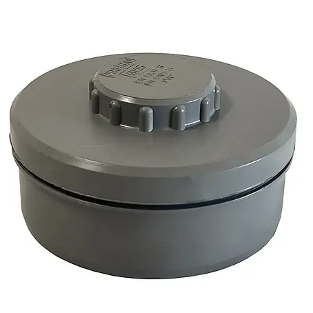 Tecnoagua  Tapón PVC final con registro