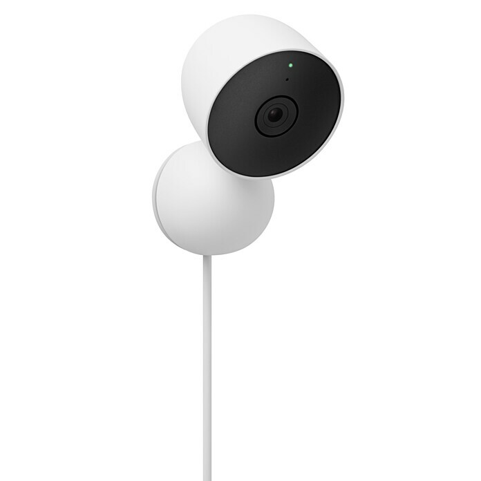 Google Nest Innenkamera Cam Wired (1.920 x 1.080 Pixel (Full HD), Schnee, Erfassungswinkel: 135 °) | BAUHAUS