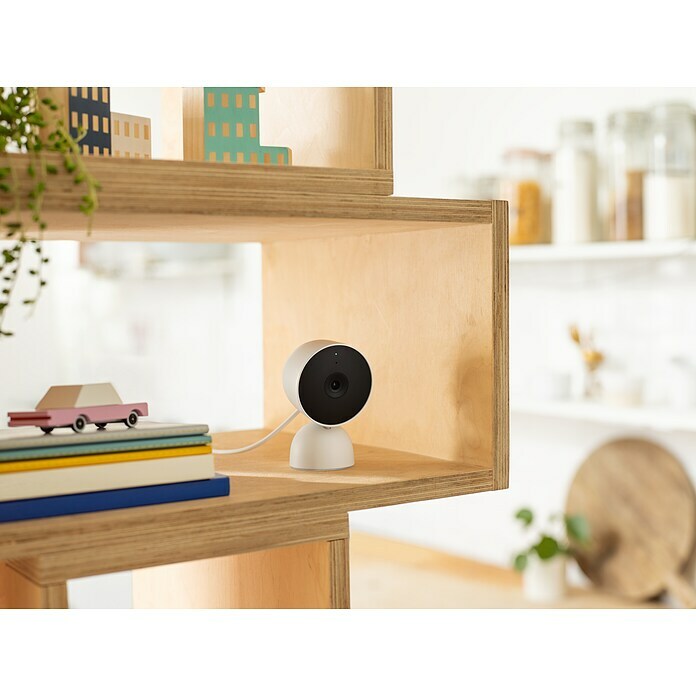 Google Nest Innenkamera Cam Wired (1.920 x 1.080 Pixel (Full HD), Schnee, Erfassungswinkel: 135 °) | BAUHAUS