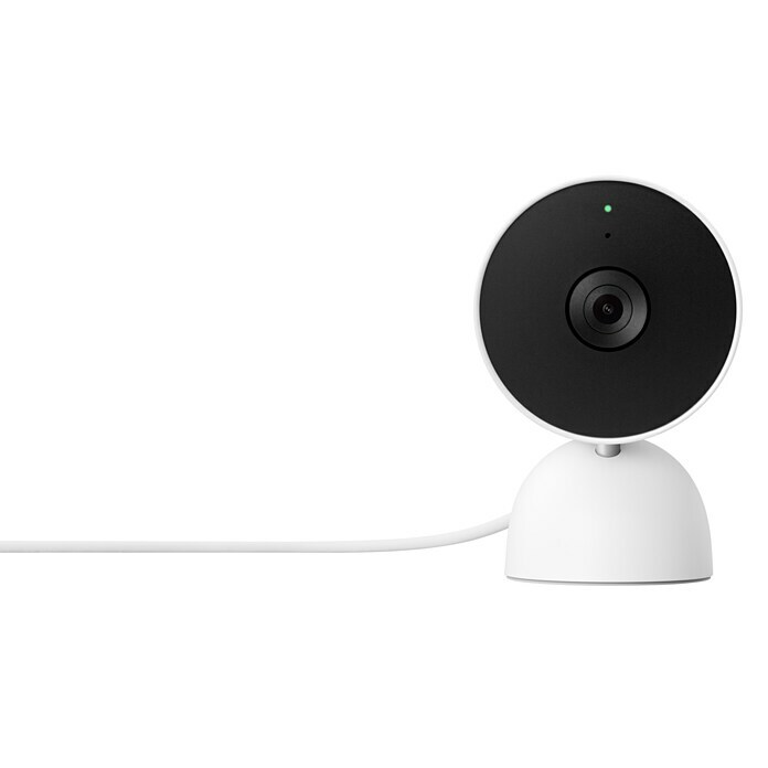 Google Nest Innenkamera Cam Wired (1.920 x 1.080 Pixel (Full HD), Schnee, Erfassungswinkel: 135 °) | BAUHAUS