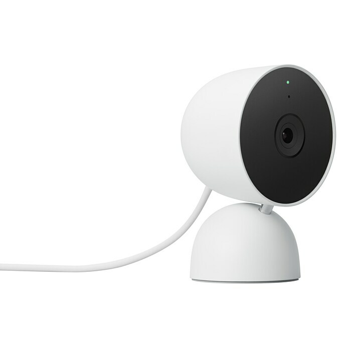 Google Nest Innenkamera Cam Wired (1.920 x 1.080 Pixel (Full HD), Schnee, Erfassungswinkel: 135 °) | BAUHAUS