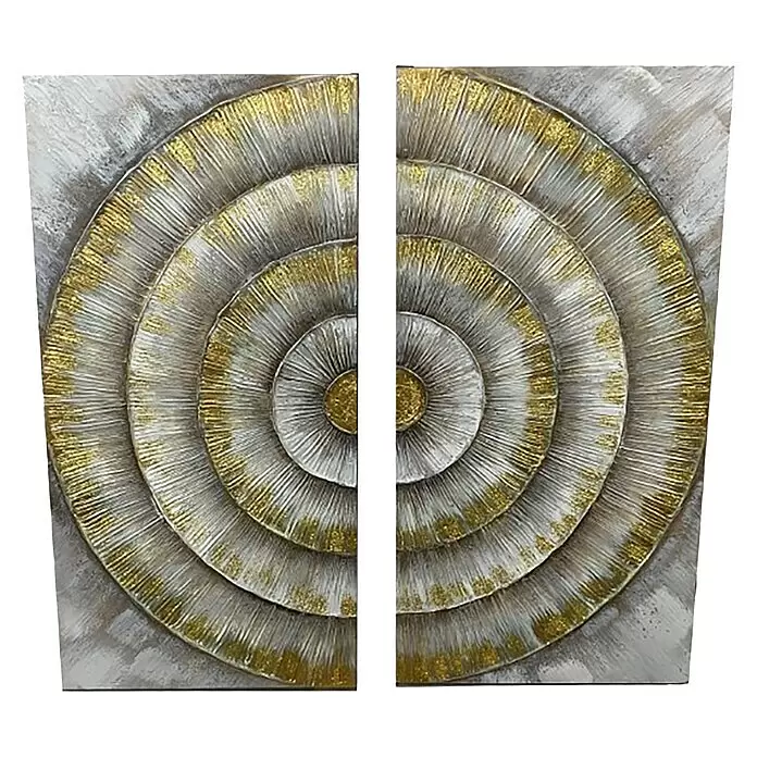 Leinwandbild - Yanki, B x H: 76 x 76 cm, 2 -tlg. - Vorderansicht