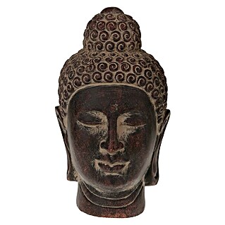 Figura decorativa Budda Malik (Ø x Al: 24 x 41 cm, Antracita, Terracota)