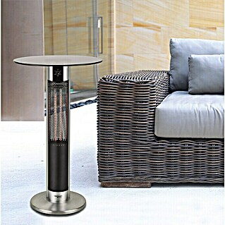 BHP Infrarot-Heizstrahler Stehtisch (1.600 W, Silber/Schwarz, Höhe: 110 cm)