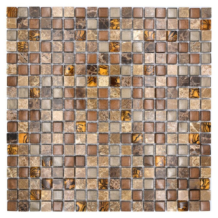 Mozaik pločica (30 x 30 cm, Beige, Sjajno)