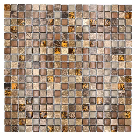 Mosaikfliese Quadrat Crystal Mix XCM M790