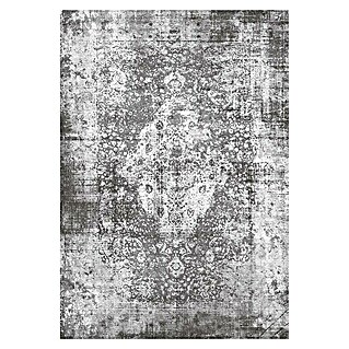 Flachgewebeteppich Teppich Stampa (Grau, 170 x 120 cm, 100% Polyester)