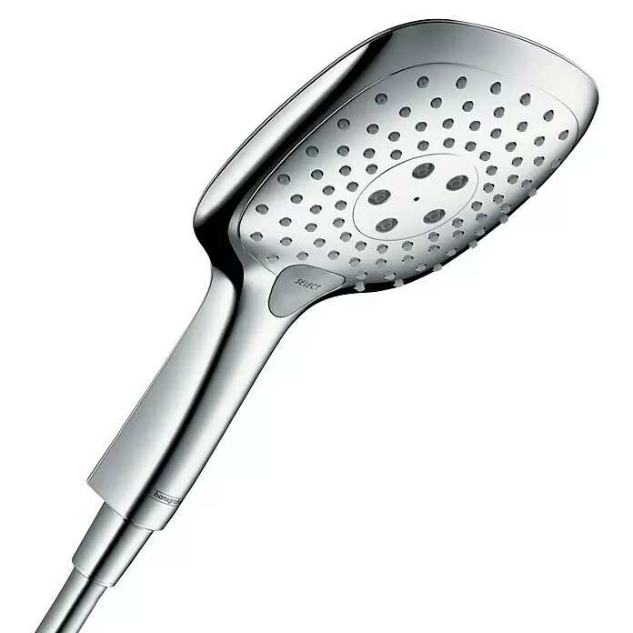 Hansgrohe Raindance Select E Handbrause 150 - Durchmesser: 15 cm, Chrom - Detailaufnahme