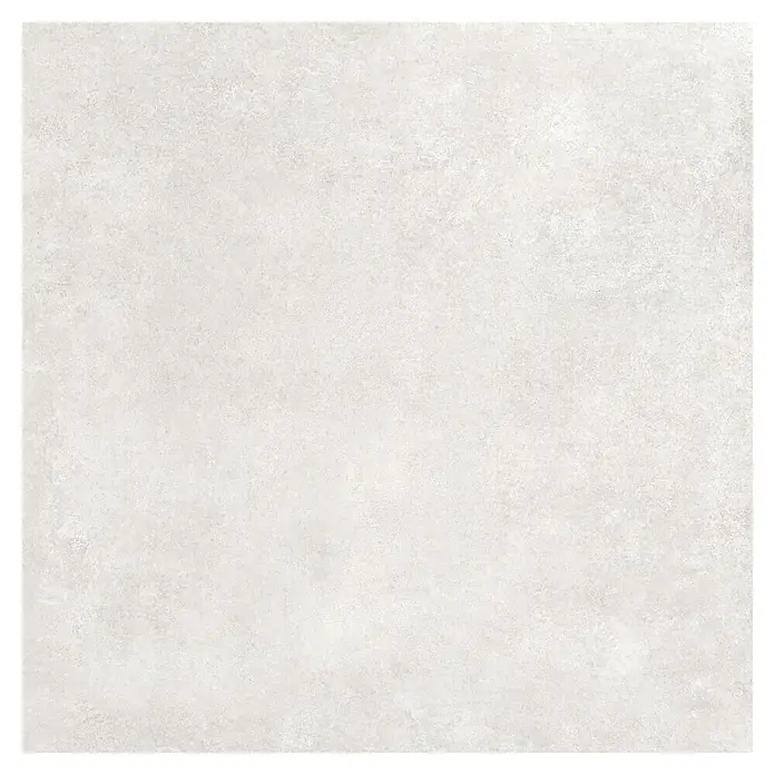 Domicil Feinsteinzeugfliese Living Concrete Pearl - 60 x 60 cm, Beige, Matt - Nahaufnahme einer hellgrauen Fliese mit subtilen Texturen, die sich ideal für moderne Innenräume eignet.