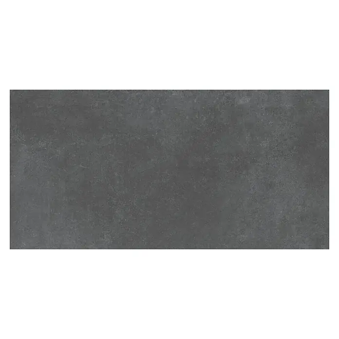 Domicil Feinsteinzeugfliese Living Concrete Urban - 30 x 60 cm, Anthrazit, Matt - Detailaufnahme einer grauen Betonplatte mit dezenter Textur, ideal für moderne Innenräume und architektonische Visualisierungen.