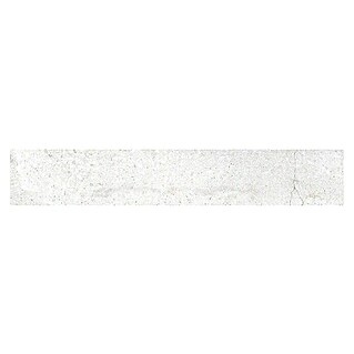 Sockelfliese Bond (10 x 60 cm, Weiß, Matt)