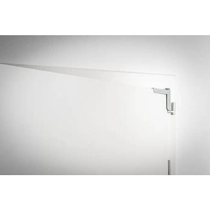 Abus Türschließer 2603 - Geeignet für: Innentüren, L x B: 125 x 70 mm, Links/Rechts, Silber - Detailaufnahme