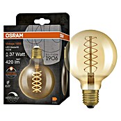 Osram LED-Lampe Vintage Edition 1906 Globe-Form E27 (Durchmesser: 9,5 cm, E27, Dimmbar, Warmweiß, 420 lm, 4,8 W) | BAUHAUS