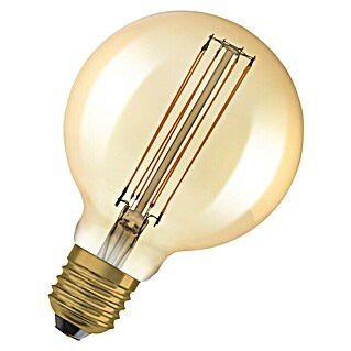 Osram LED-Lampe Vintage Edition 1906 Globe-Form (E27, Dimmbarkeit: Dimmbar, Warmweiß, 806 lm, 8,8 W)